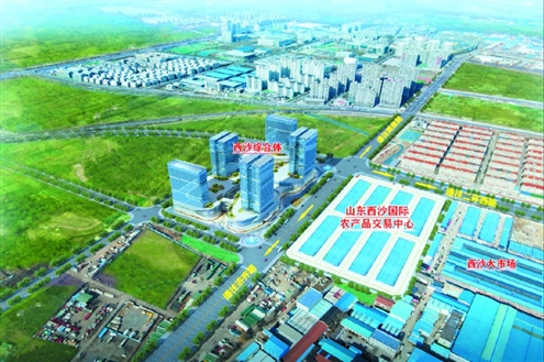 西沙村交易中心和综合体(效果图)